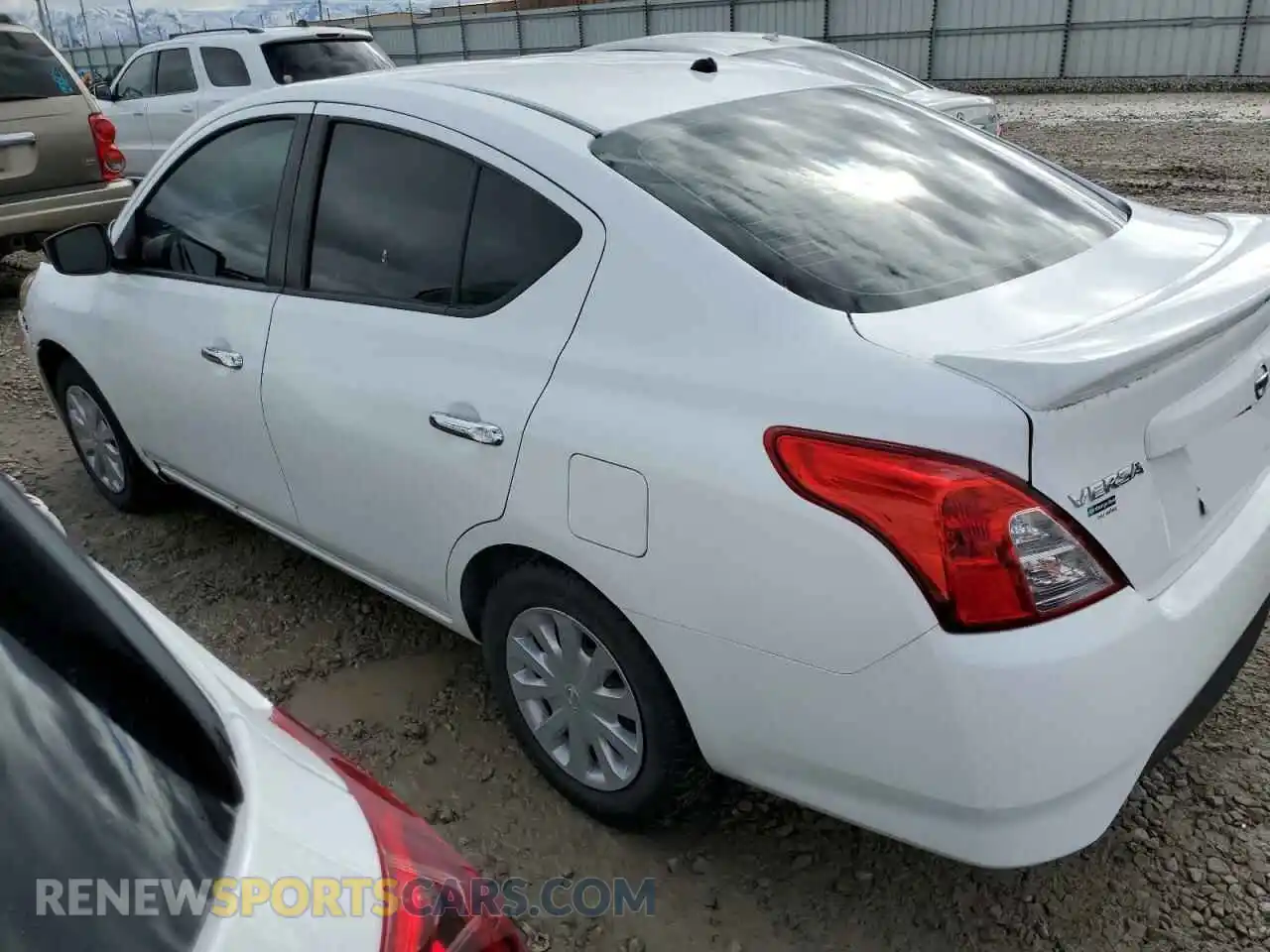 2 Photograph of a damaged car 3N1CN7AP5KL862335 NISSAN VERSA 2019