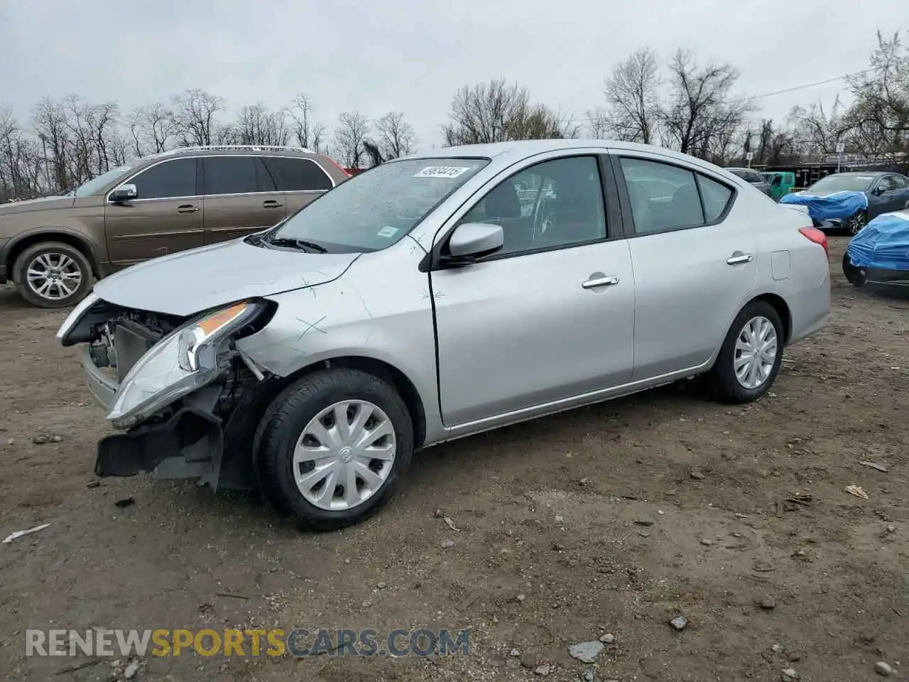 1 fotografías del automóvil dañado 3N1CN7AP5KL871908 NISSAN VERSA 2019