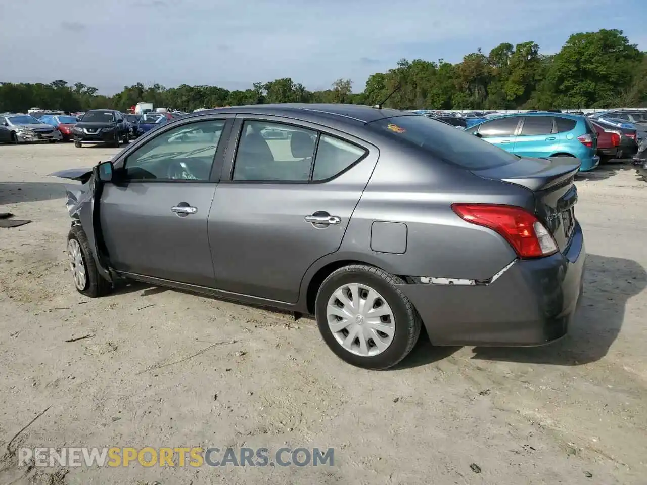 2 Photograph of a damaged car 3N1CN7AP8KL816658 NISSAN VERSA 2019