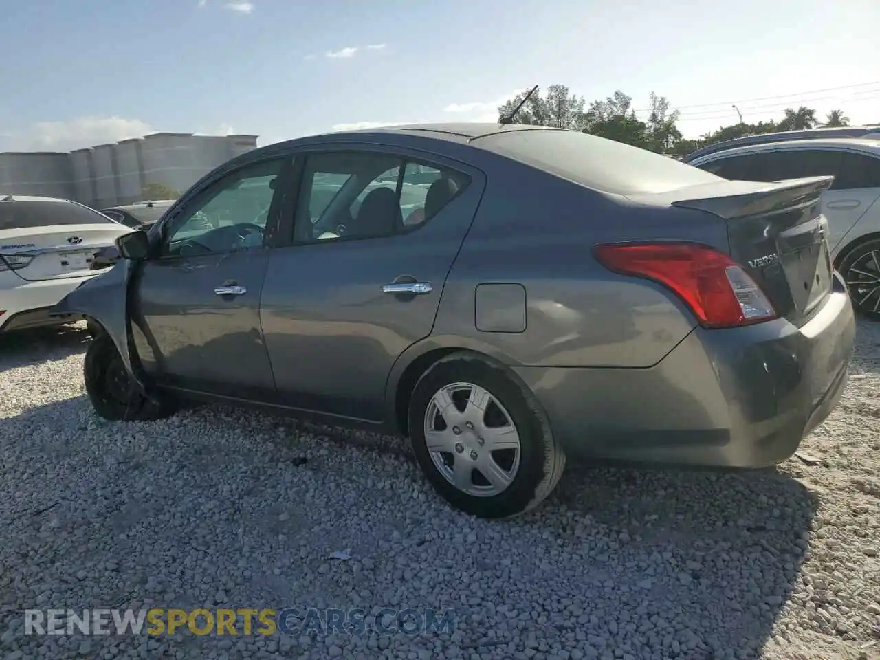 2 Photograph of a damaged car 3N1CN7AP8KL825716 NISSAN VERSA 2019