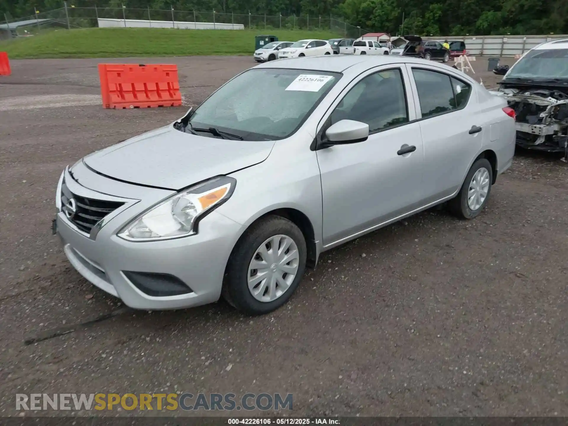2 Photograph of a damaged car 3N1CN7AP9KL811257 NISSAN VERSA 2019