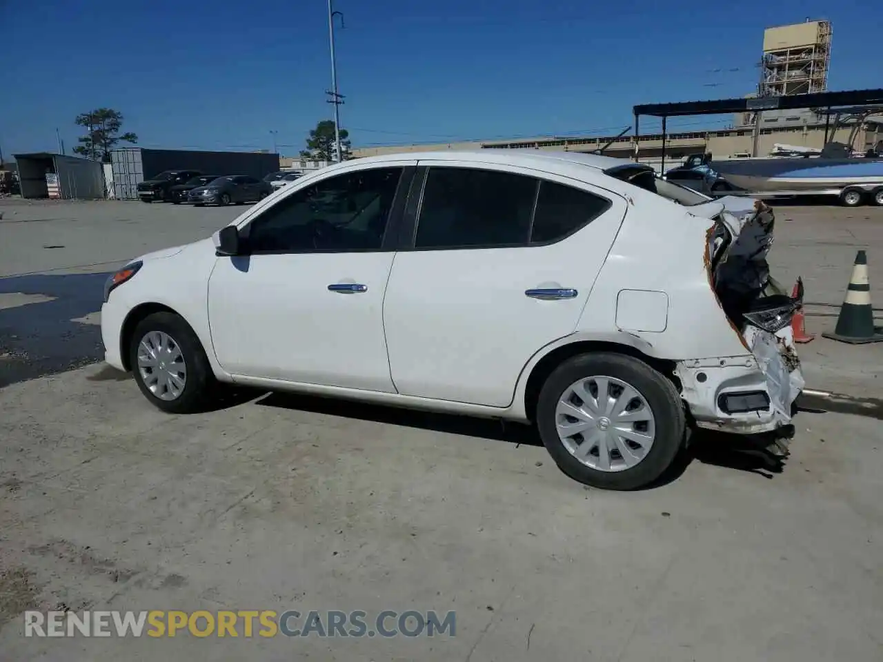2 Photograph of a damaged car 3N1CN7APXKL865246 NISSAN VERSA 2019