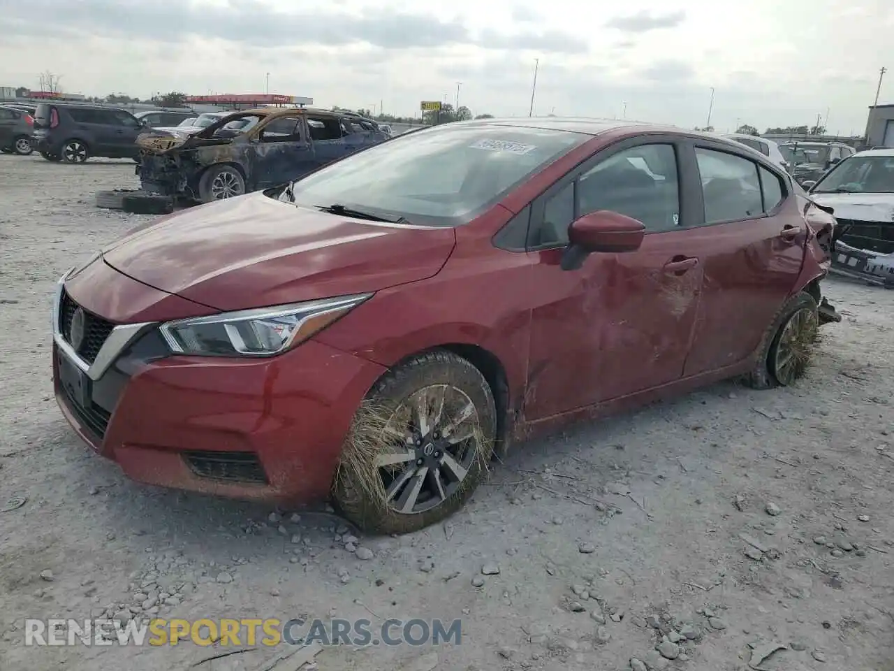 1 Photograph of a damaged car 3N1CN8EV4LL848541 NISSAN VERSA 2020