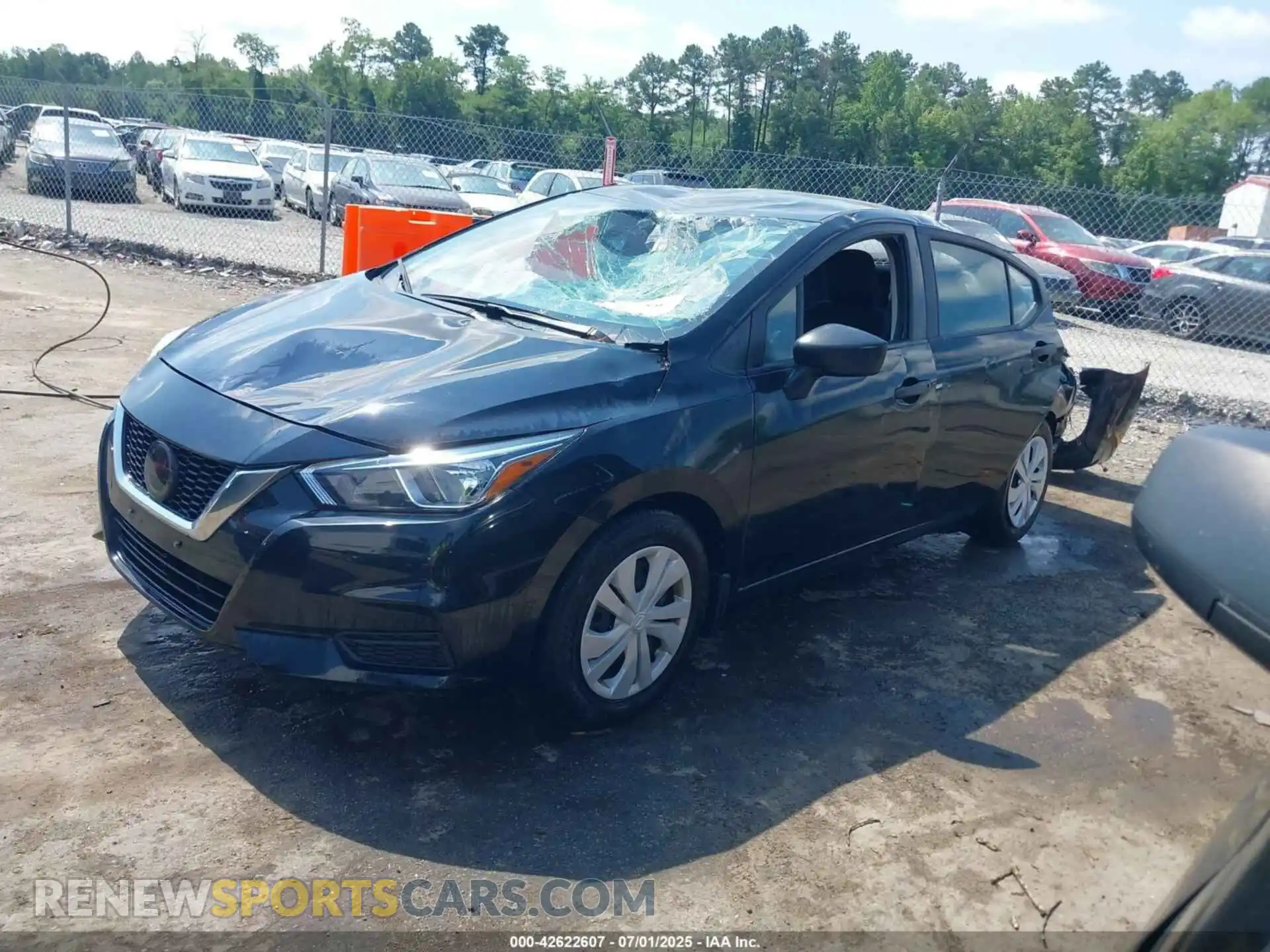 2 Photograph of a damaged car 3N1CN8BV4ML917525 NISSAN VERSA 2021