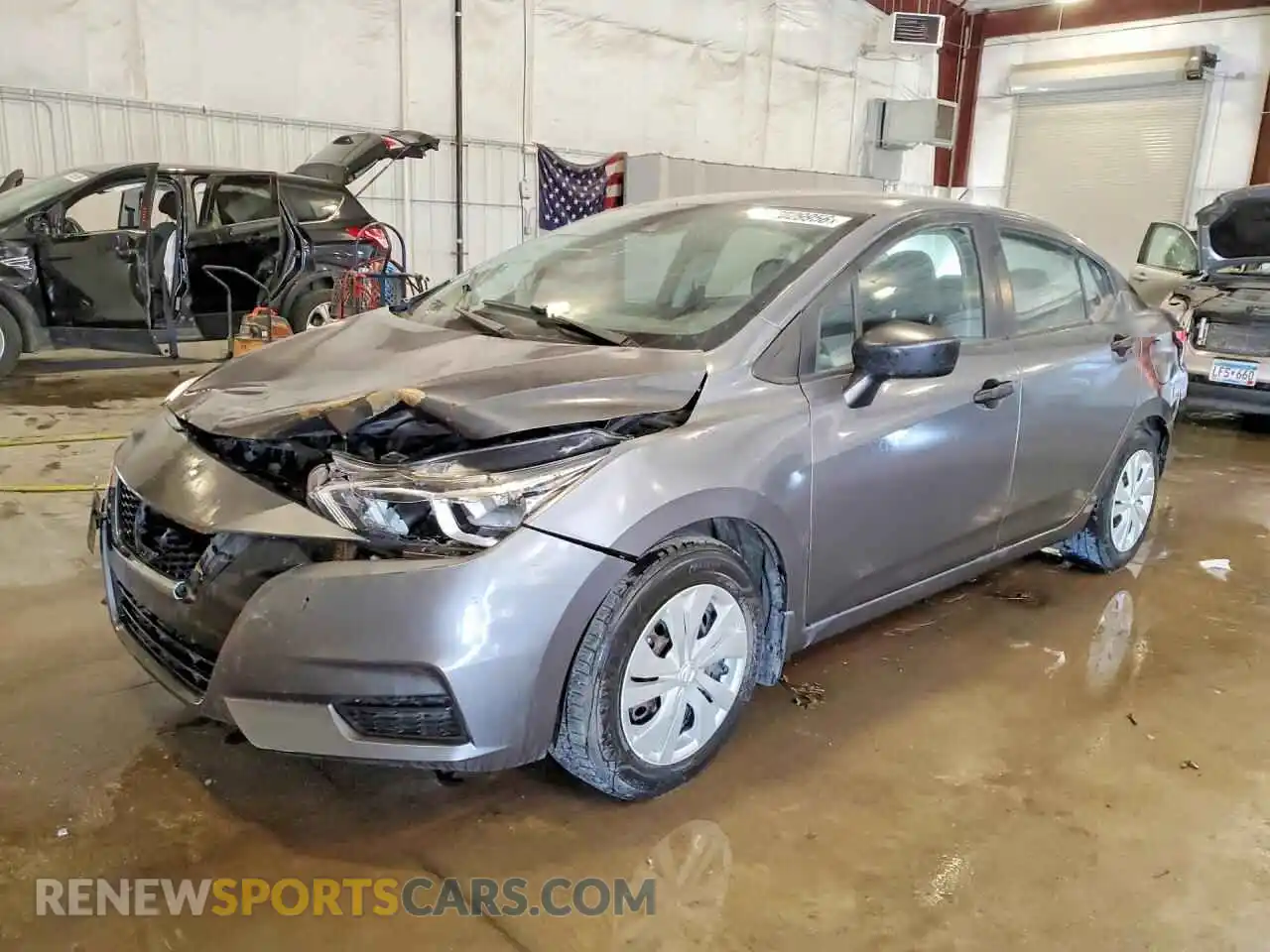 1 fotografías del automóvil dañado 3N1CN8BV6ML881224 NISSAN VERSA 2021