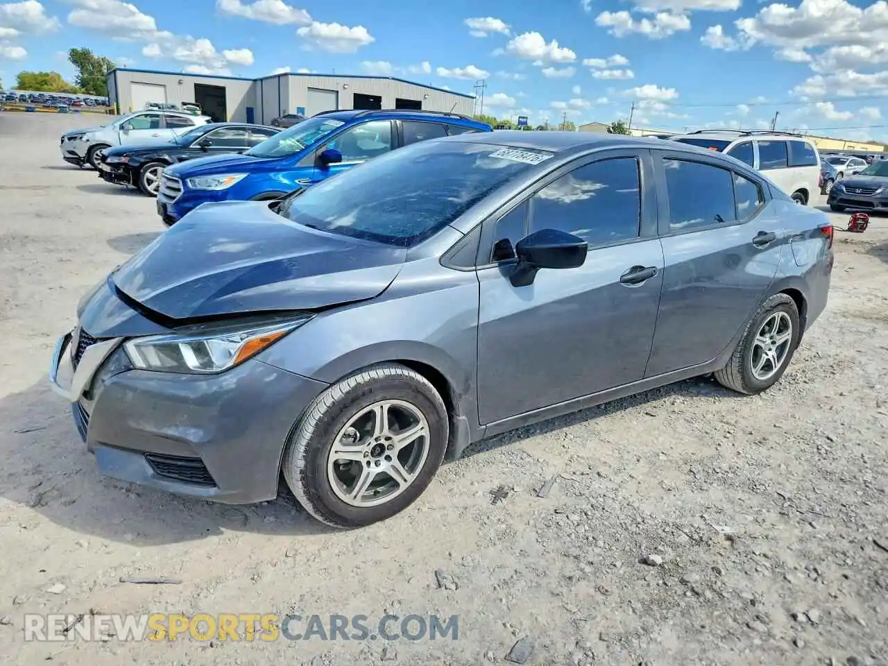 1 Photograph of a damaged car 3N1CN8BV6ML907952 NISSAN VERSA 2021