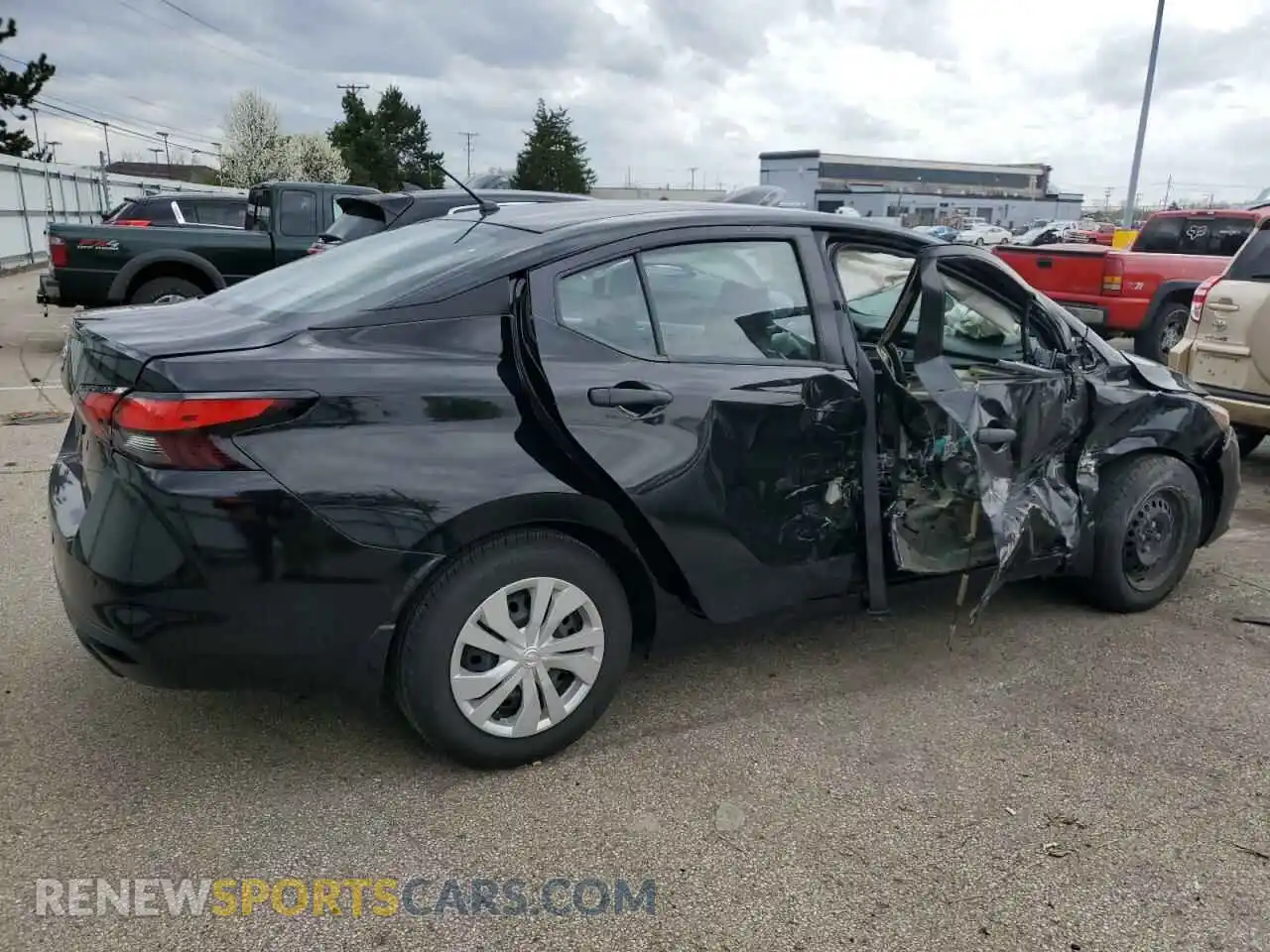 3 Photograph of a damaged car 3N1CN8BV8ML813734 NISSAN VERSA 2021