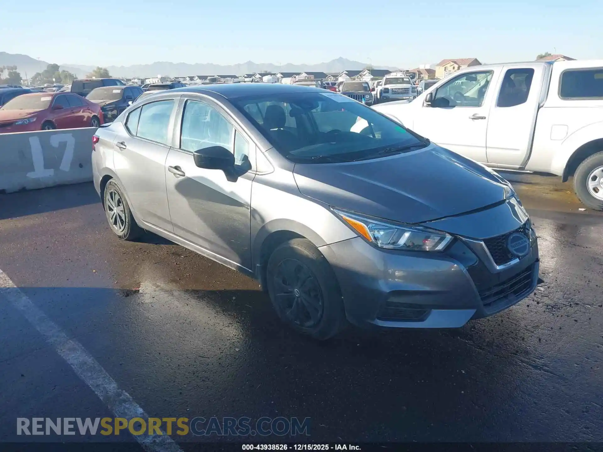 1 Photograph of a damaged car 3N1CN8BV9ML881668 NISSAN VERSA 2021