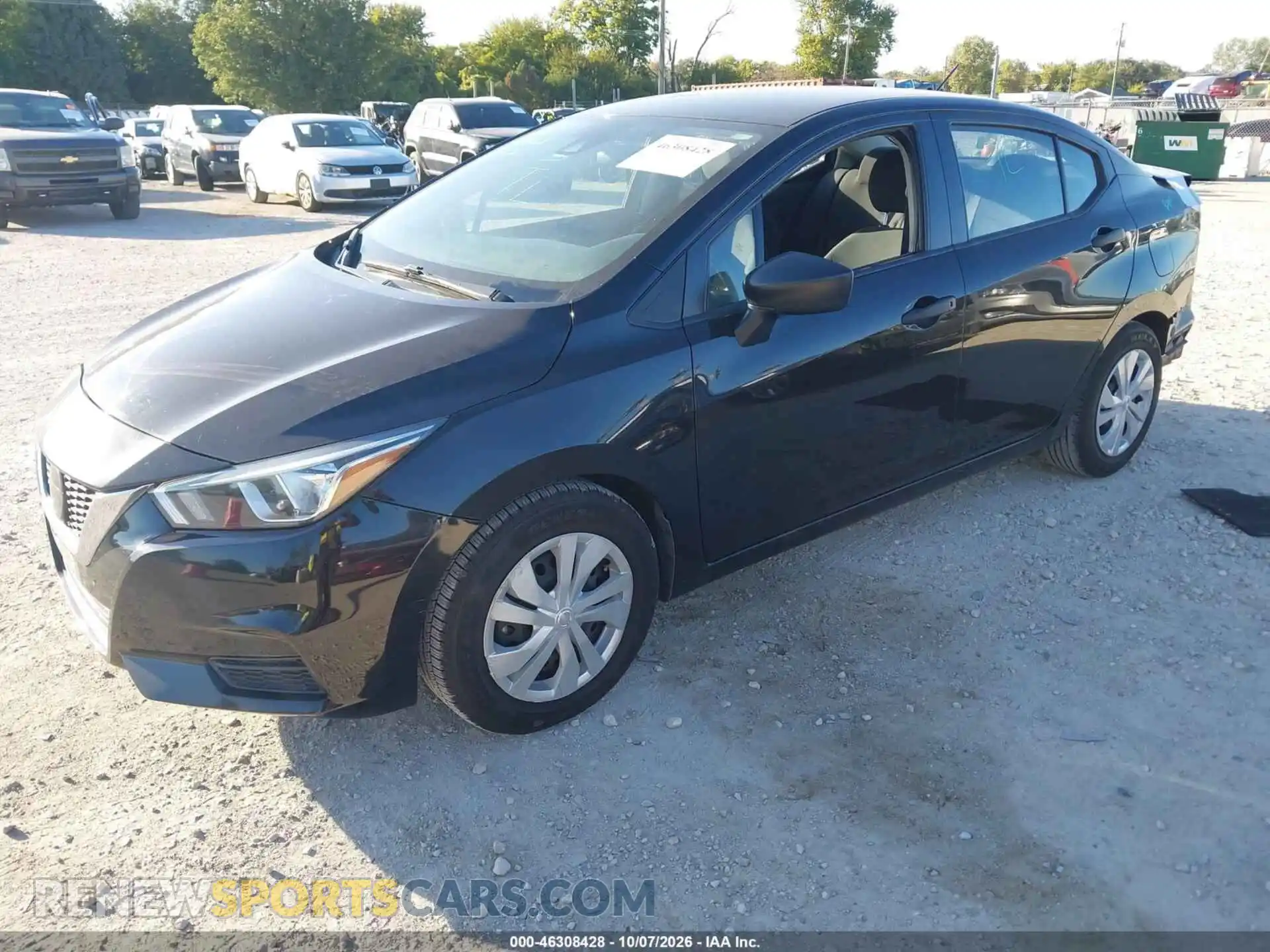 2 Photograph of a damaged car 3N1CN8DV0ML806953 NISSAN VERSA 2021