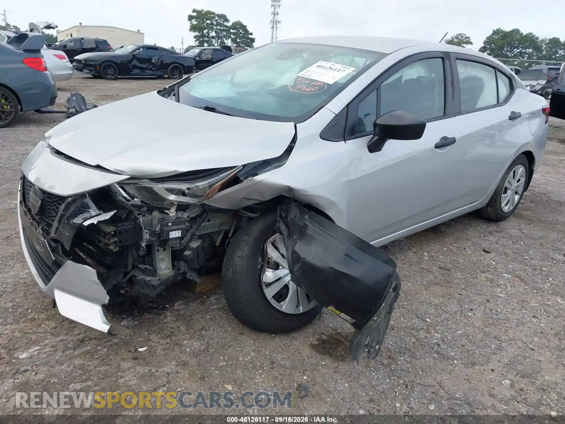 2 Photograph of a damaged car 3N1CN8DV0ML810923 NISSAN VERSA 2021