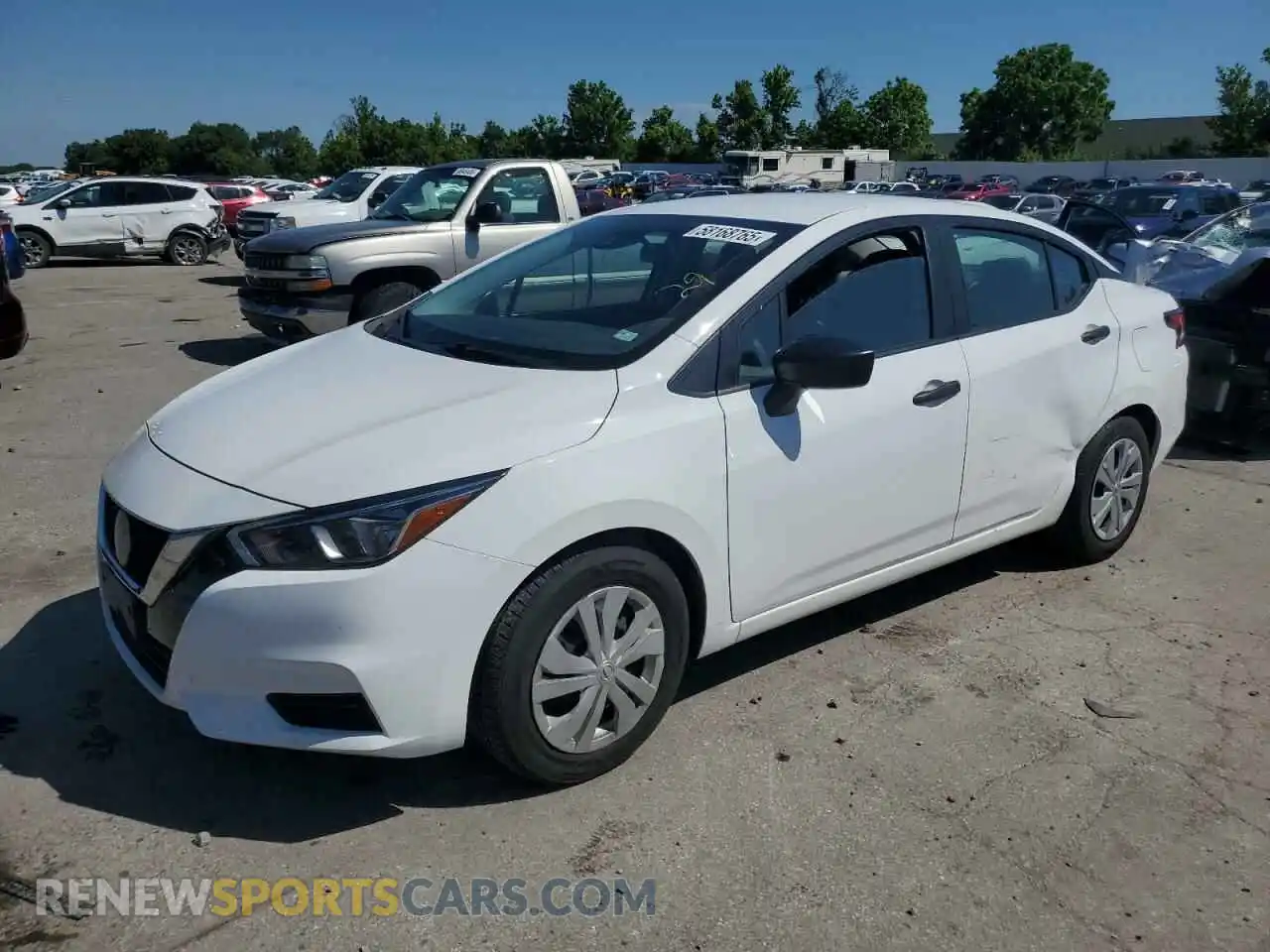 1 Photograph of a damaged car 3N1CN8DV0ML816690 NISSAN VERSA 2021