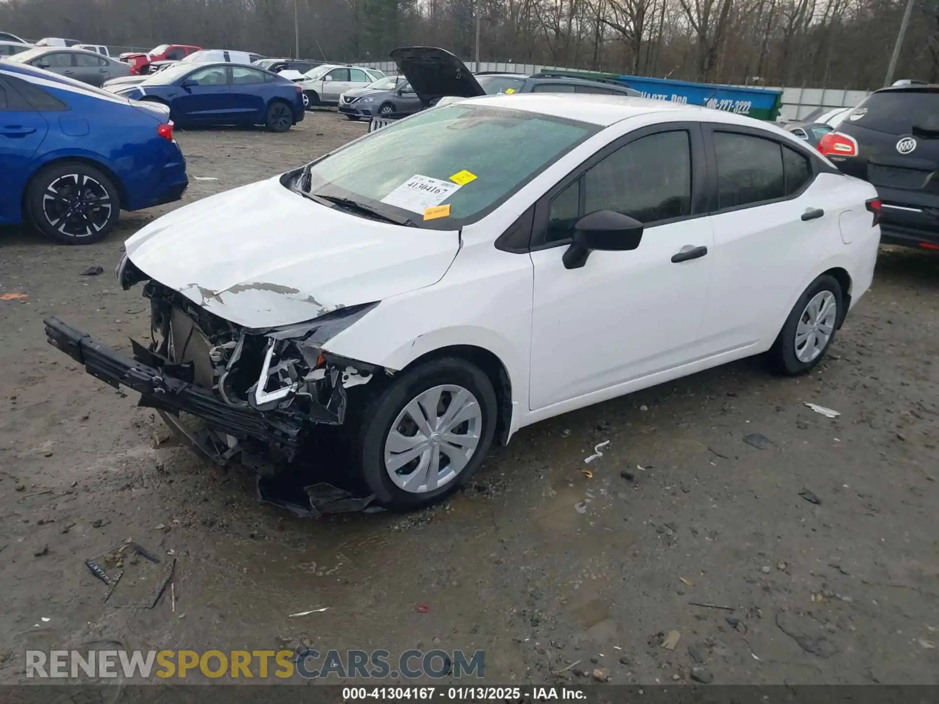 2 Photograph of a damaged car 3N1CN8DV0ML819170 NISSAN VERSA 2021