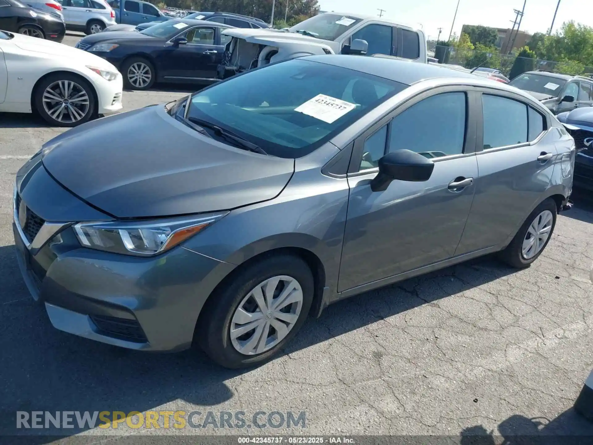 2 Photograph of a damaged car 3N1CN8DV0ML860009 NISSAN VERSA 2021