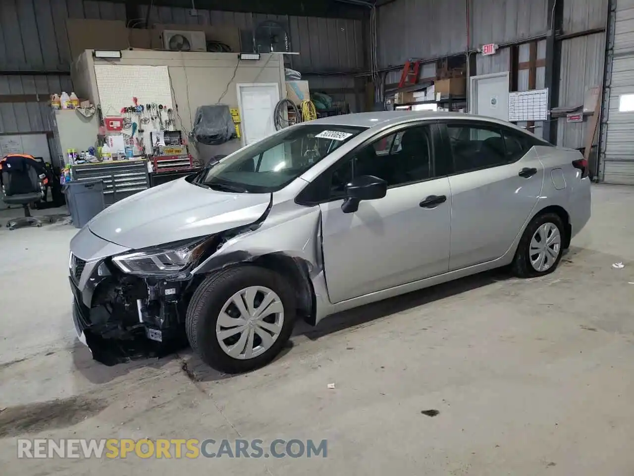 1 Photograph of a damaged car 3N1CN8DV0ML869132 NISSAN VERSA 2021