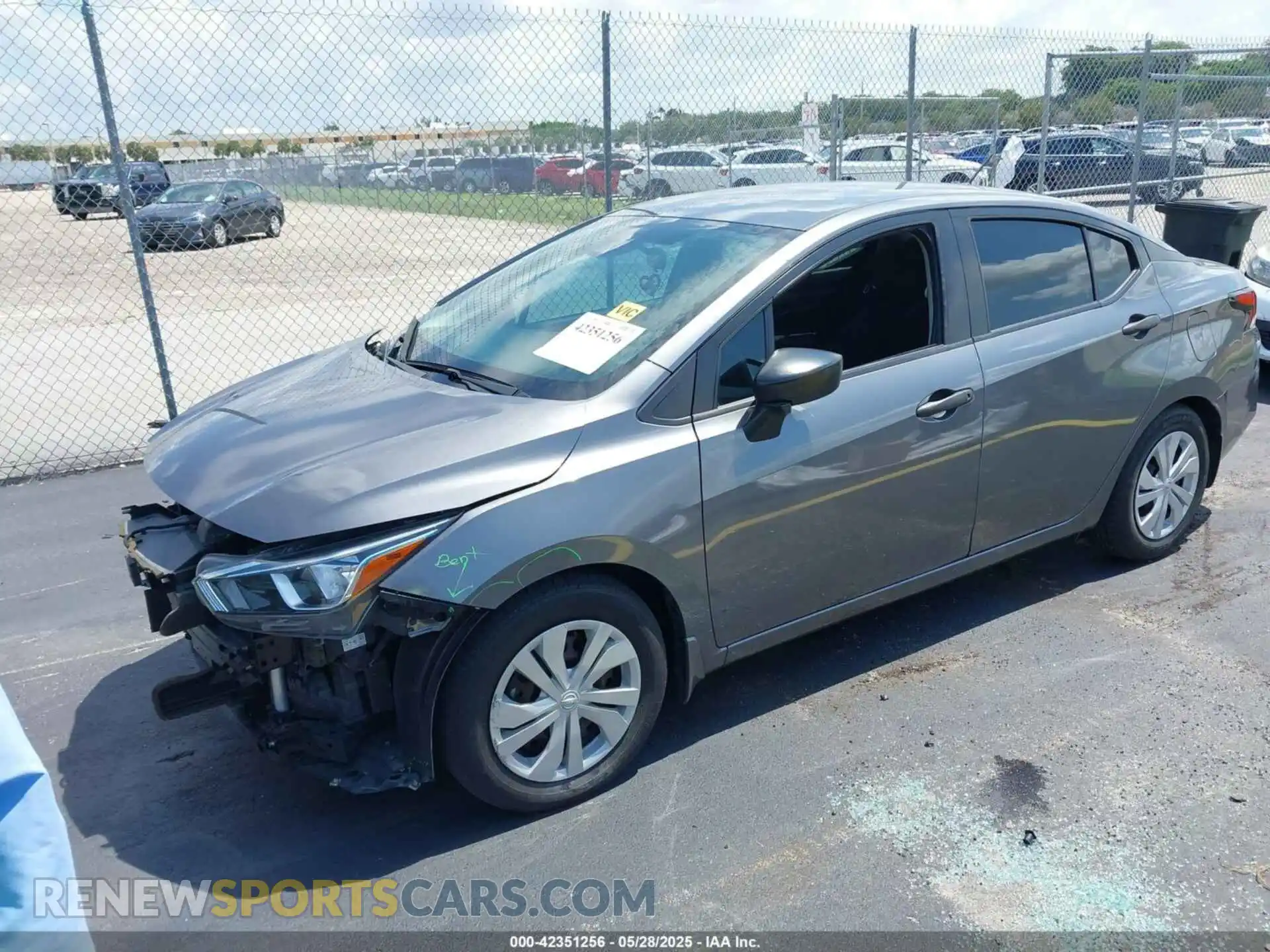 2 Photograph of a damaged car 3N1CN8DV1ML881404 NISSAN VERSA 2021