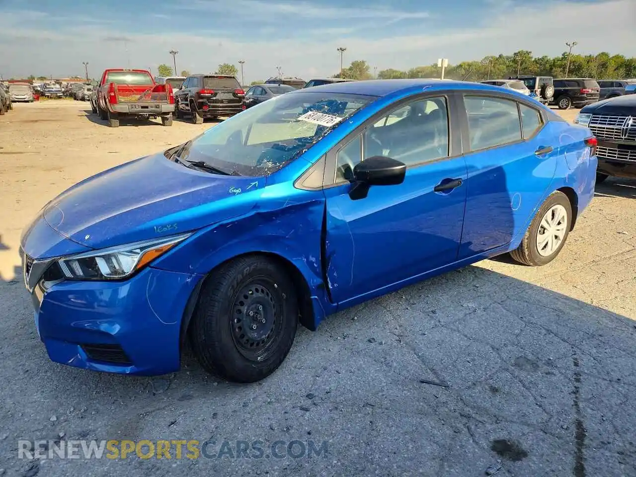 1 Photograph of a damaged car 3N1CN8DV1ML907709 NISSAN VERSA 2021