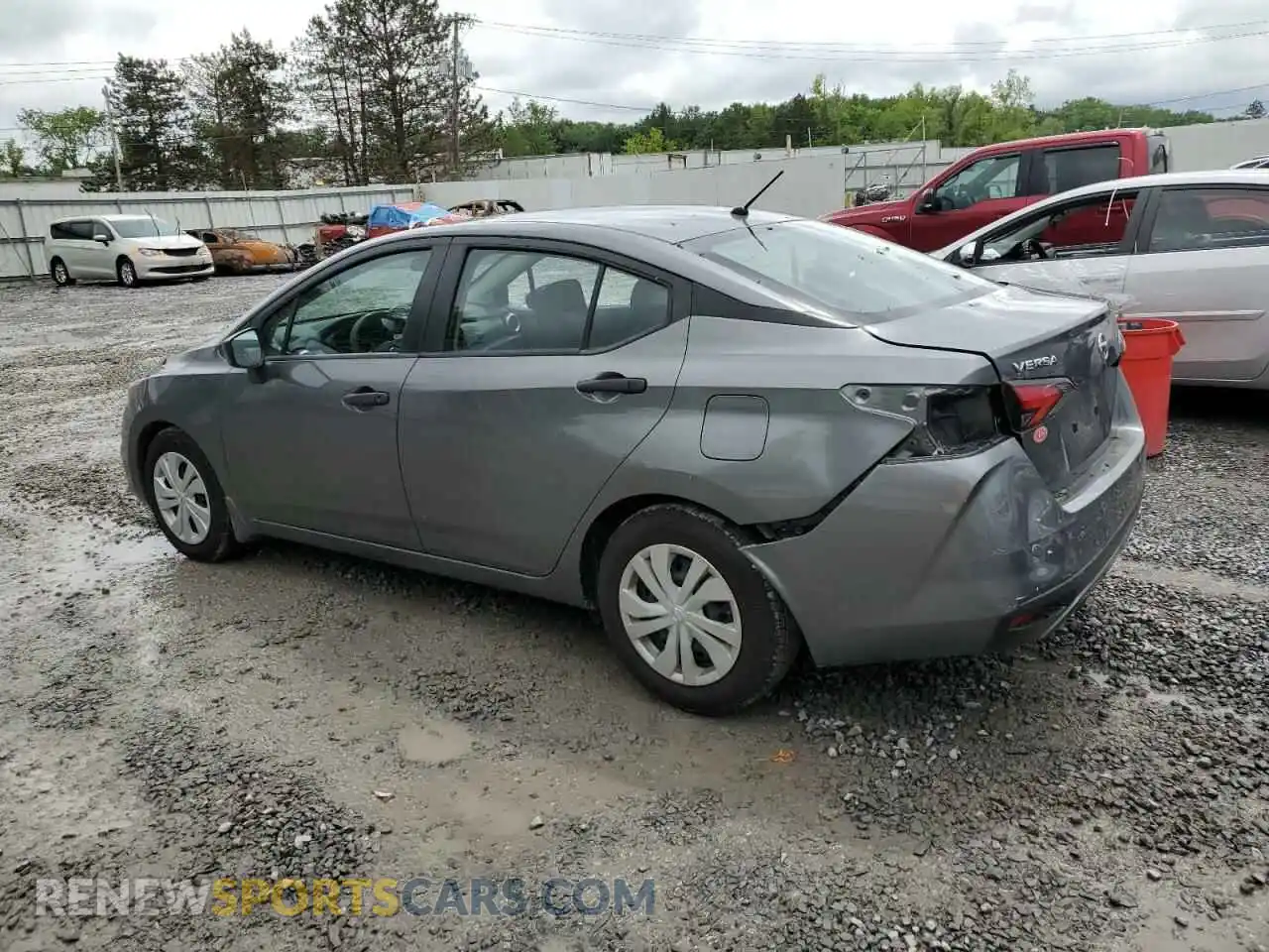 2 Photograph of a damaged car 3N1CN8DV1ML910478 NISSAN VERSA 2021