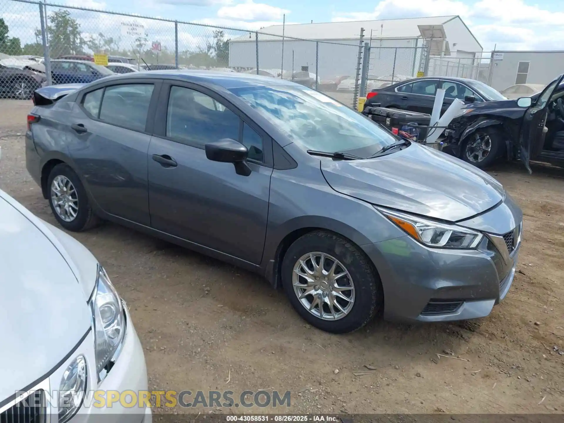 1 Photograph of a damaged car 3N1CN8DV1ML910755 NISSAN VERSA 2021