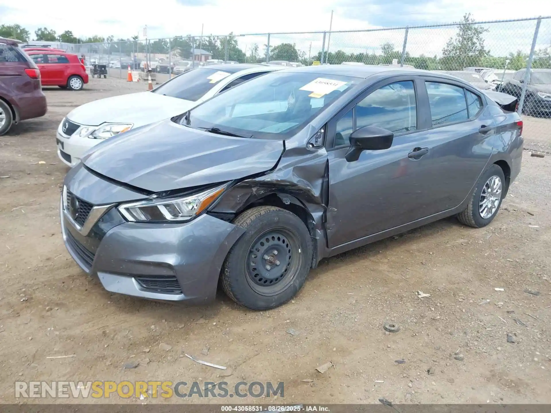 2 Photograph of a damaged car 3N1CN8DV1ML910755 NISSAN VERSA 2021