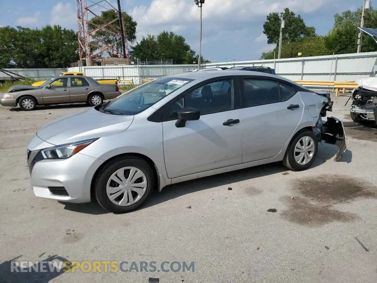 1 Photograph of a damaged car 3N1CN8DV2ML810146 NISSAN VERSA 2021