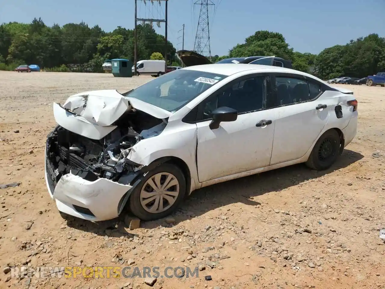 1 Photograph of a damaged car 3N1CN8DV2ML894002 NISSAN VERSA 2021
