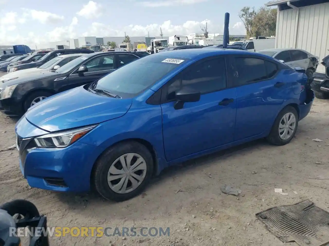 1 Photograph of a damaged car 3N1CN8DV2ML904365 NISSAN VERSA 2021