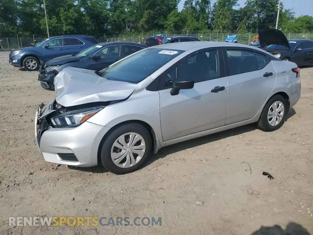 1 Photograph of a damaged car 3N1CN8DV2ML923272 NISSAN VERSA 2021