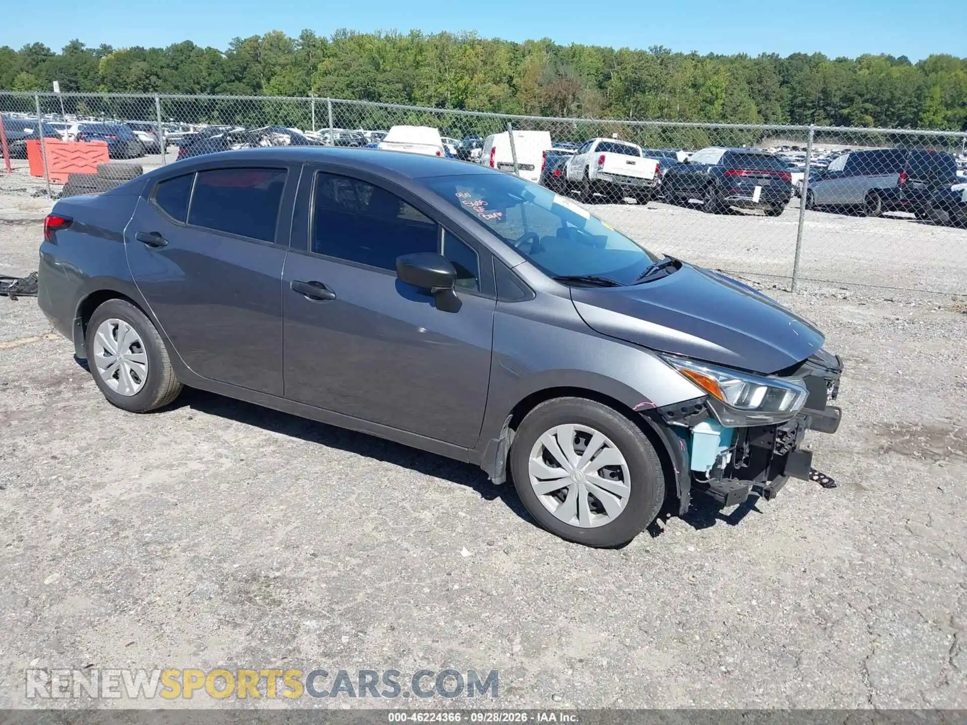 1 Photograph of a damaged car 3N1CN8DV3ML813752 NISSAN VERSA 2021