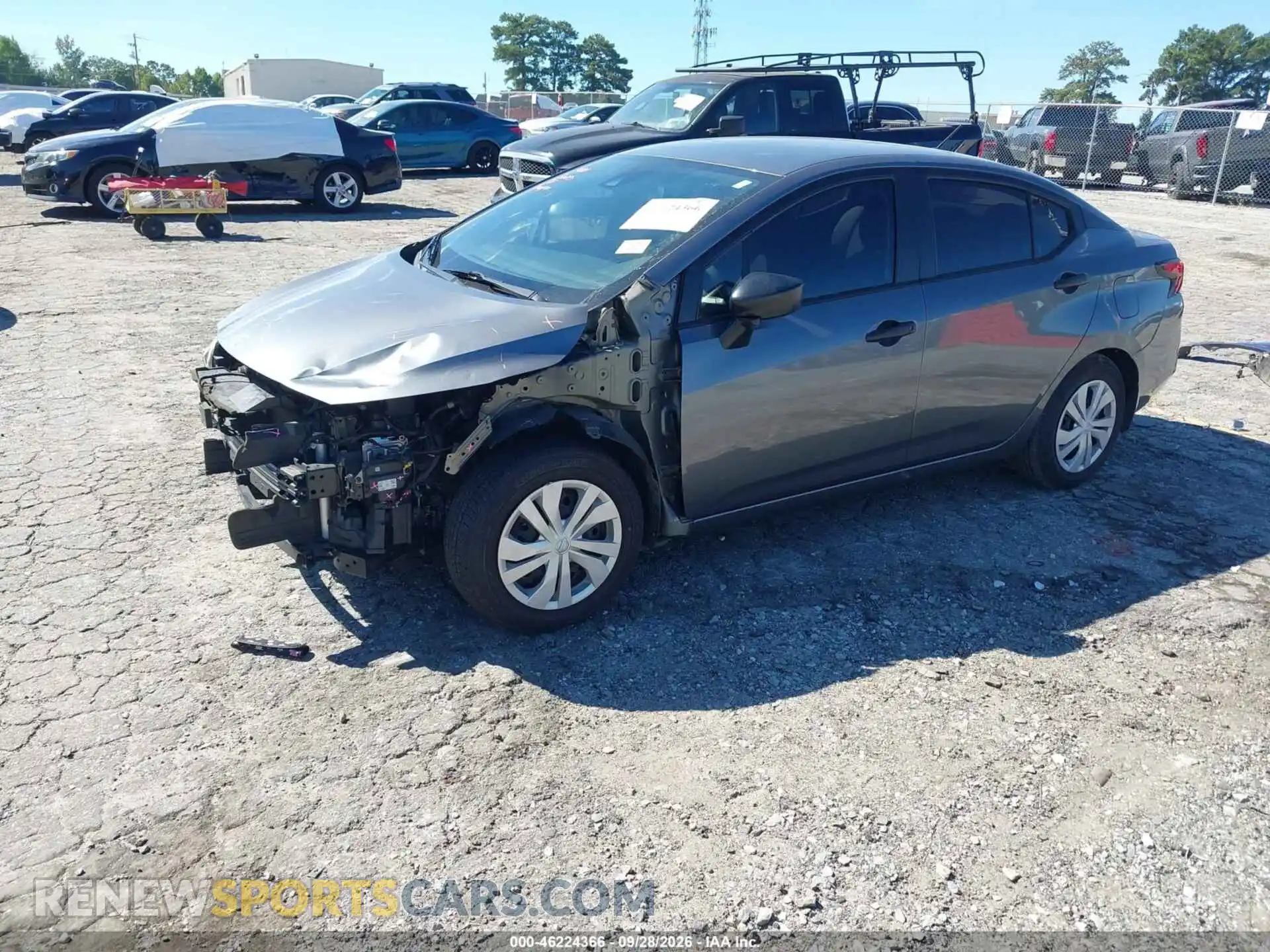 2 Photograph of a damaged car 3N1CN8DV3ML813752 NISSAN VERSA 2021