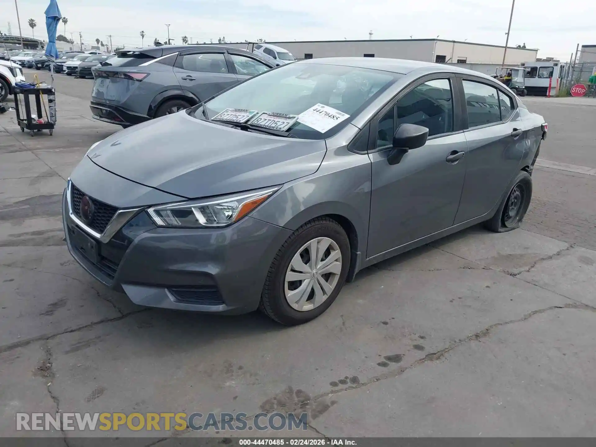 2 Photograph of a damaged car 3N1CN8DV3ML894381 NISSAN VERSA 2021