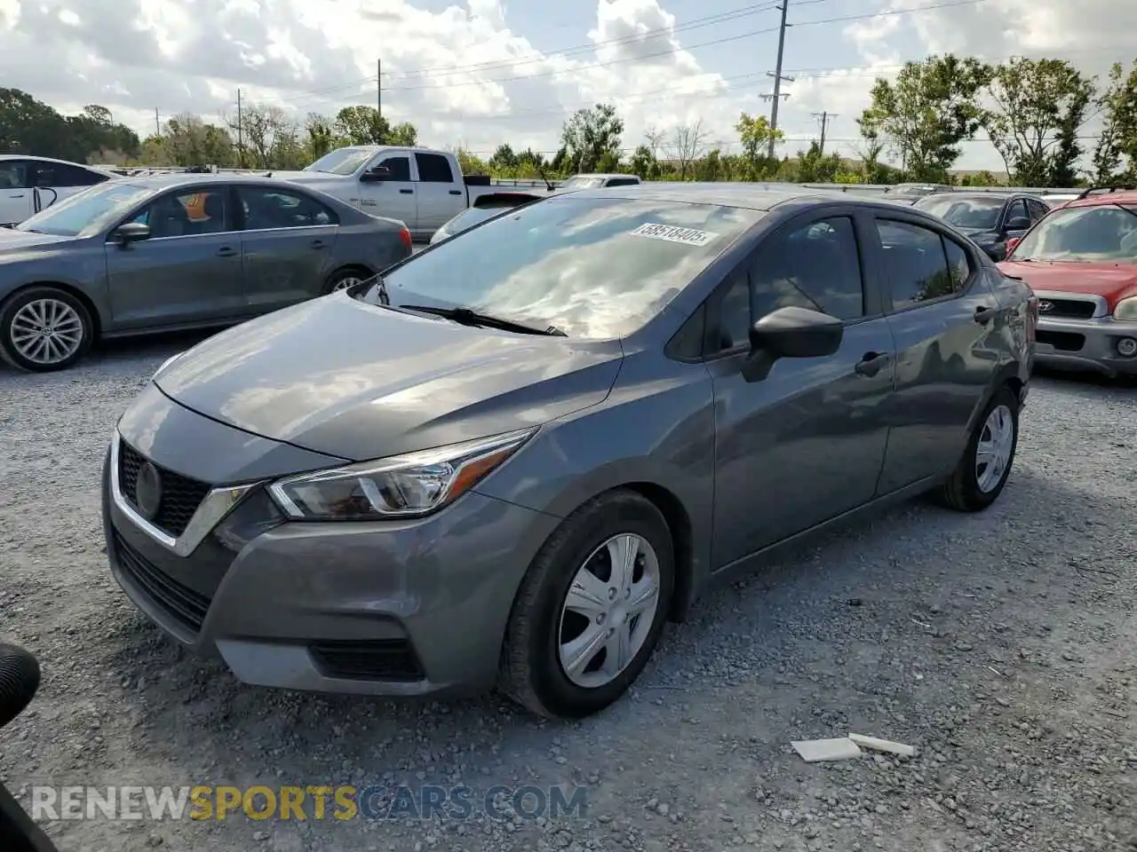 1 Photograph of a damaged car 3N1CN8DV3ML906514 NISSAN VERSA 2021