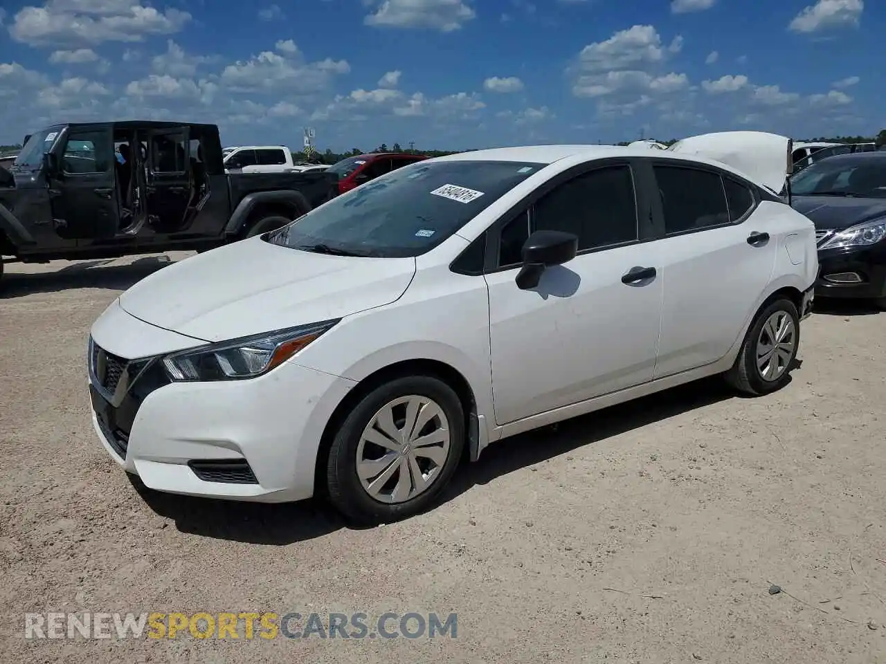 1 Photograph of a damaged car 3N1CN8DV3ML920879 NISSAN VERSA 2021