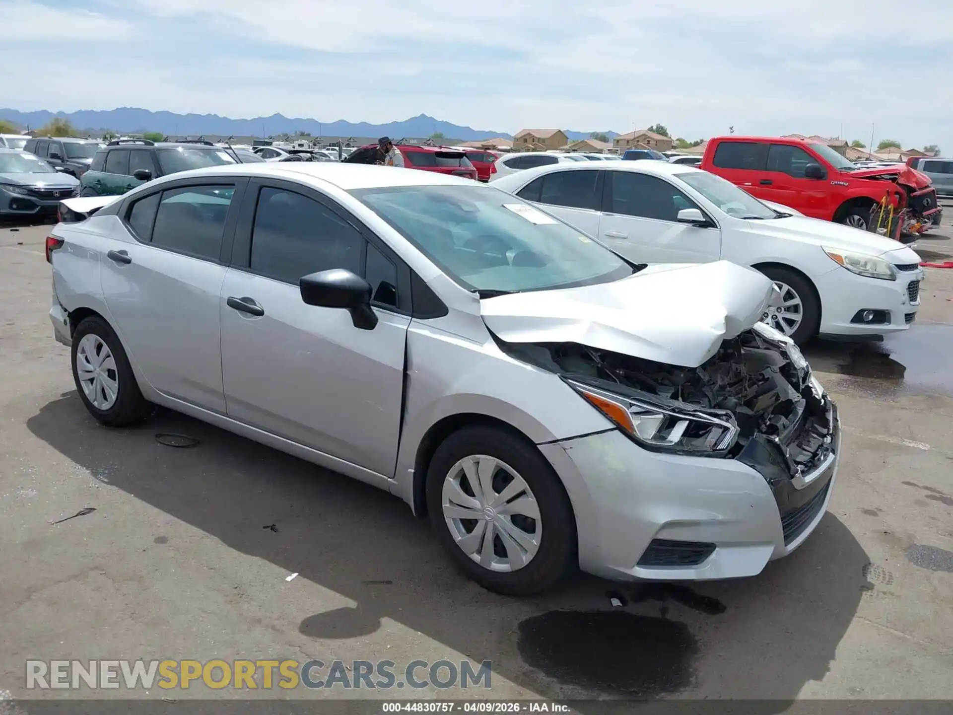 1 Photograph of a damaged car 3N1CN8DV4ML806633 NISSAN VERSA 2021
