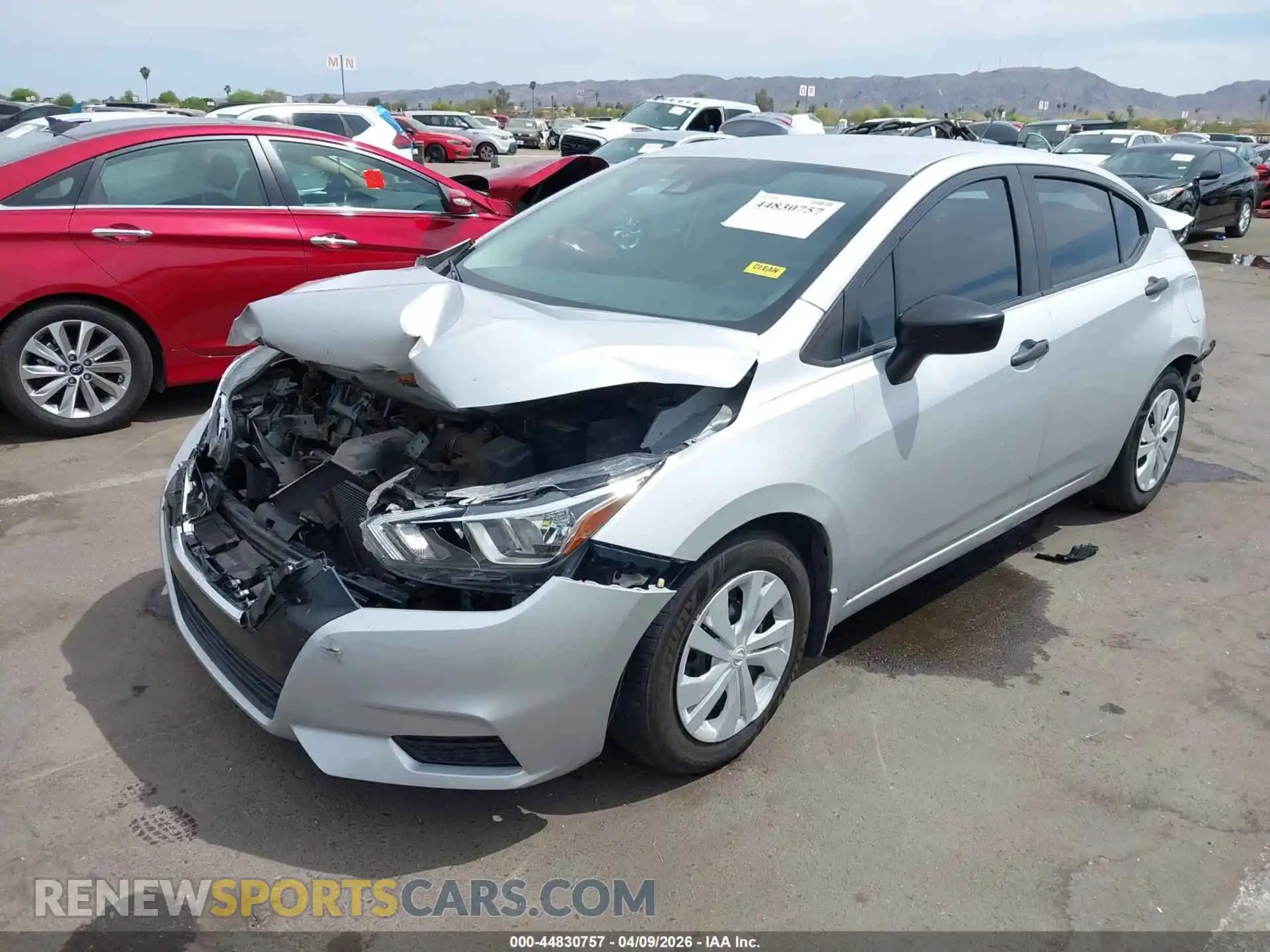 2 Photograph of a damaged car 3N1CN8DV4ML806633 NISSAN VERSA 2021
