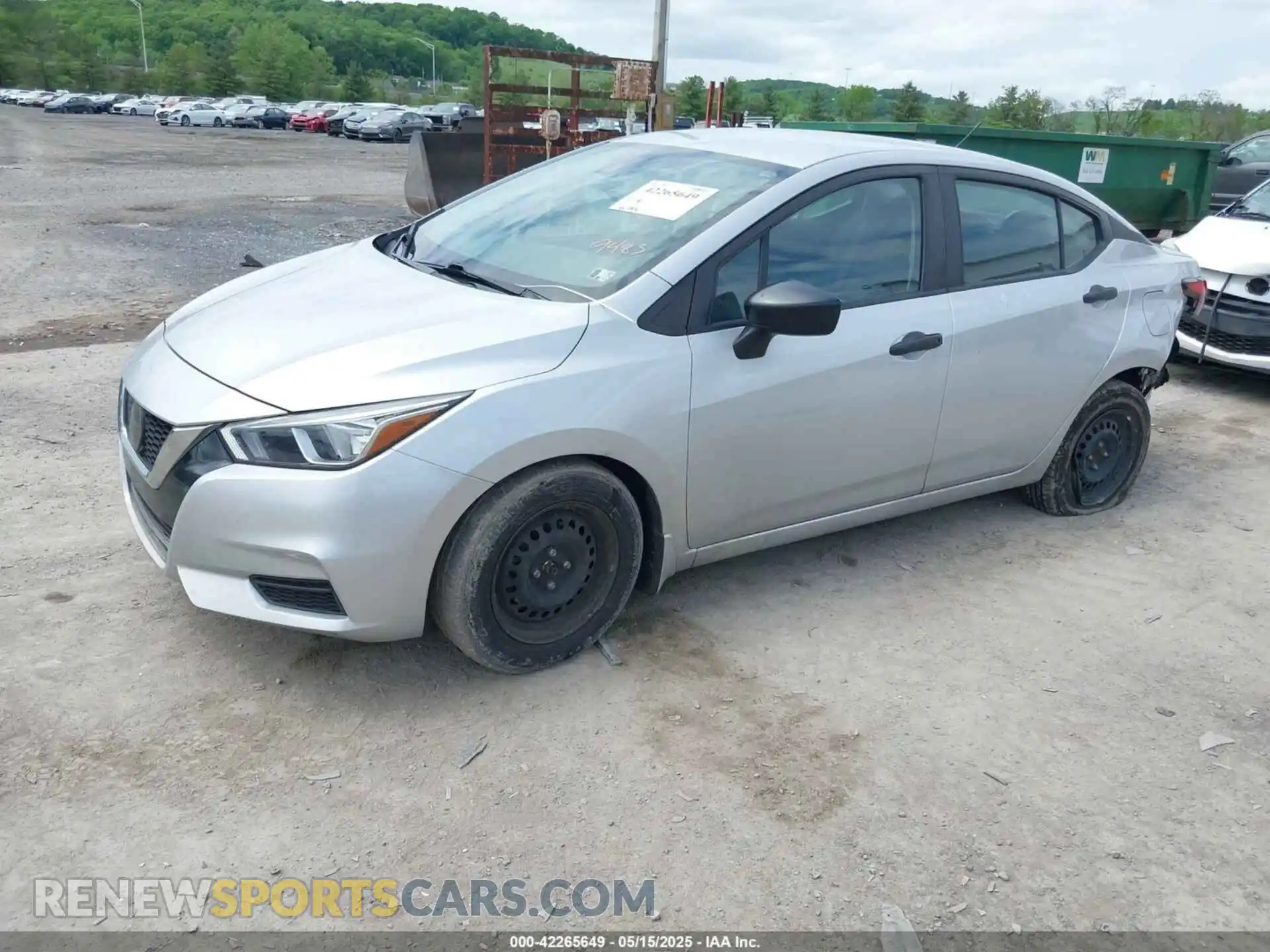2 Photograph of a damaged car 3N1CN8DV4ML809483 NISSAN VERSA 2021