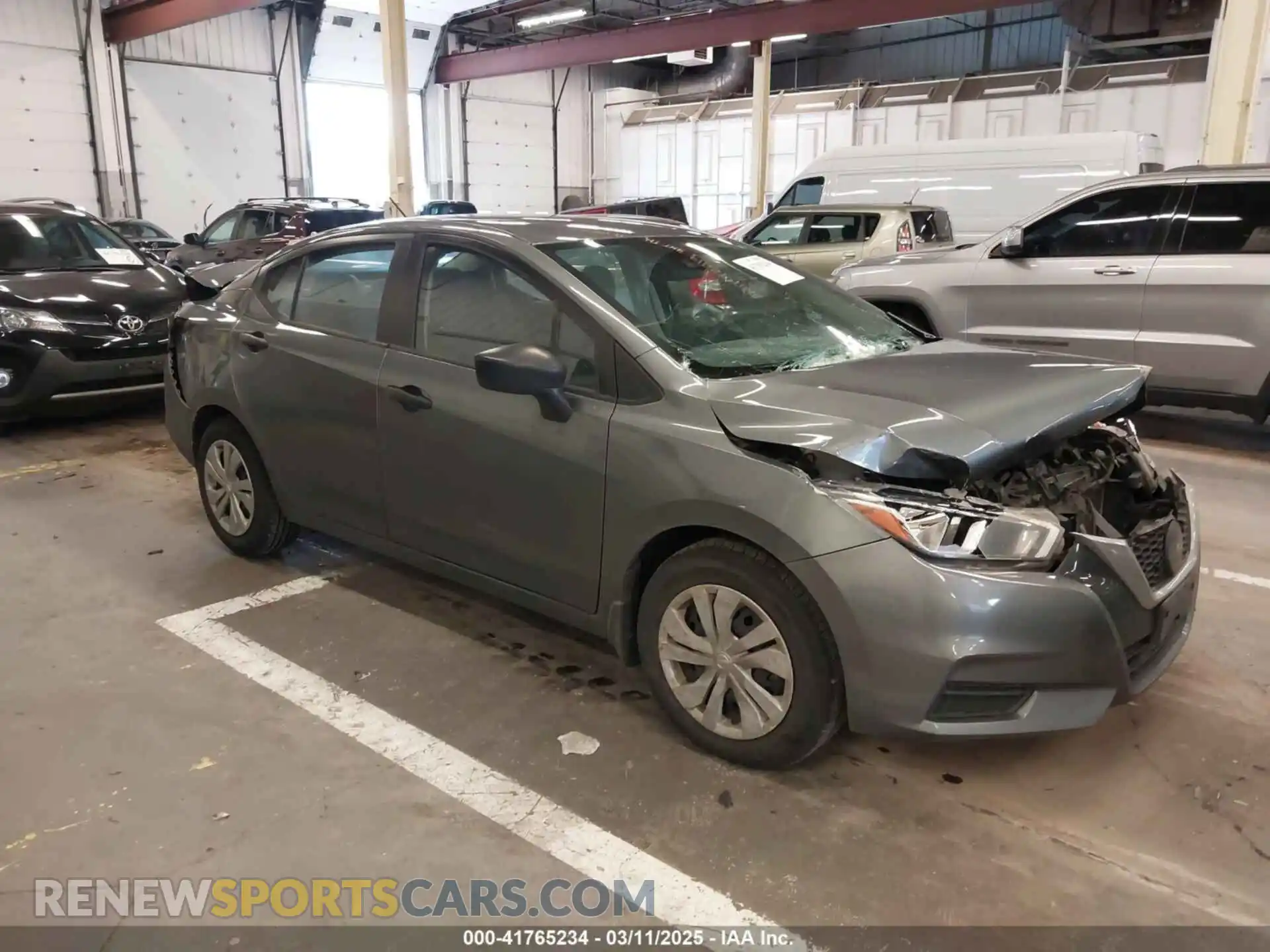 1 Photograph of a damaged car 3N1CN8DV4ML815784 NISSAN VERSA 2021
