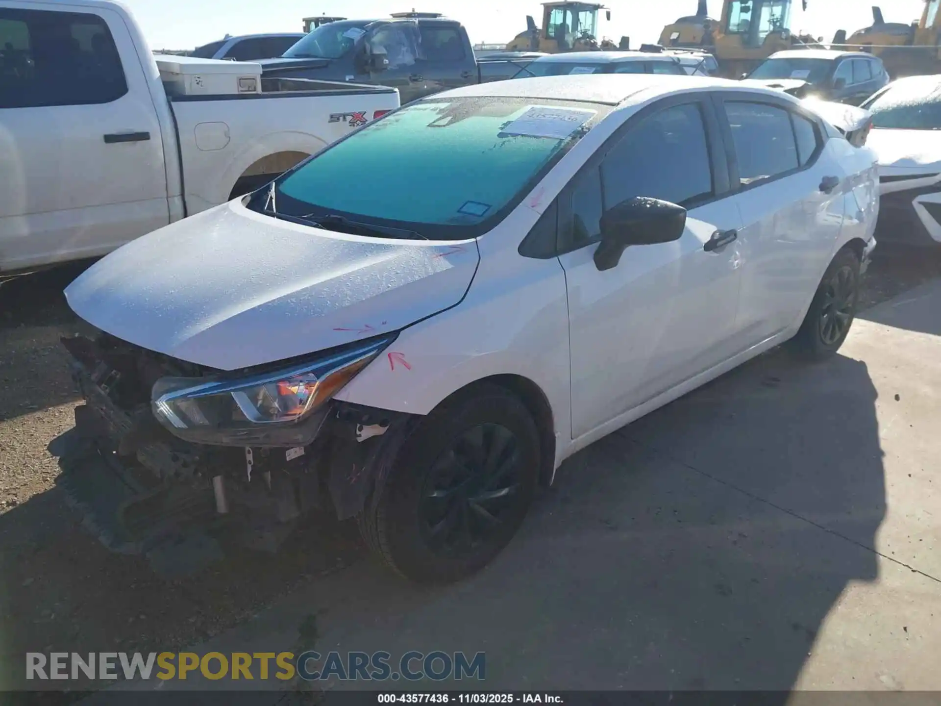 2 Фотография поврежденного автомобиля 3N1CN8DV4ML822217 NISSAN VERSA 2021