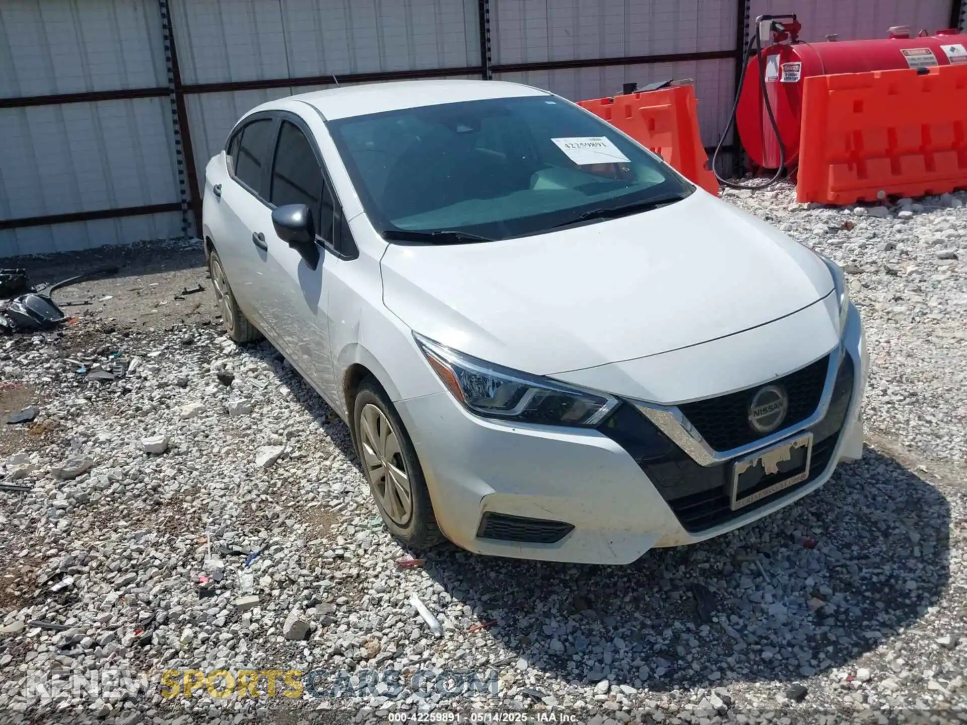 1 Photograph of a damaged car 3N1CN8DV4ML855170 NISSAN VERSA 2021