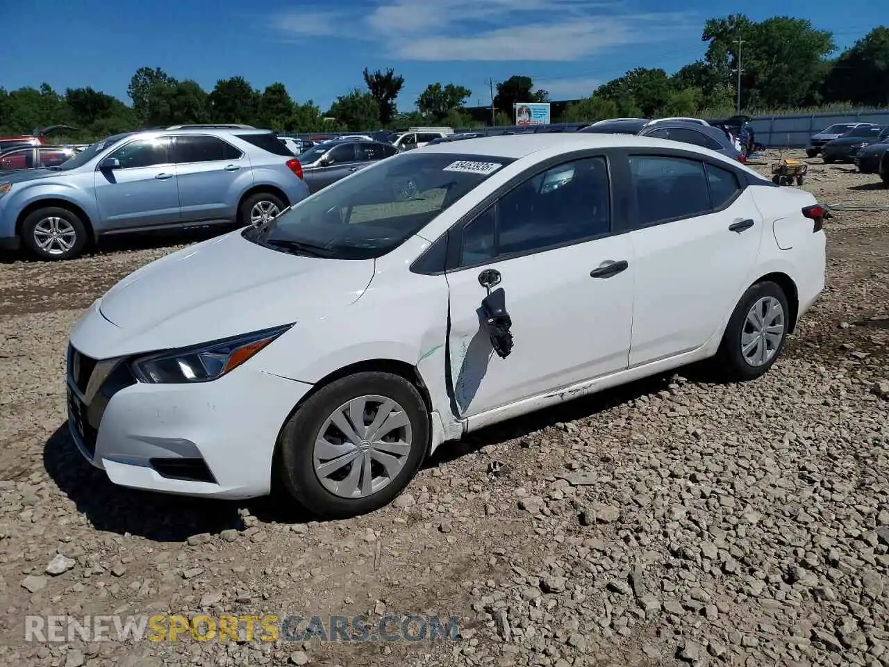 1 fotografías del automóvil dañado 3N1CN8DV5ML924318 NISSAN VERSA 2021