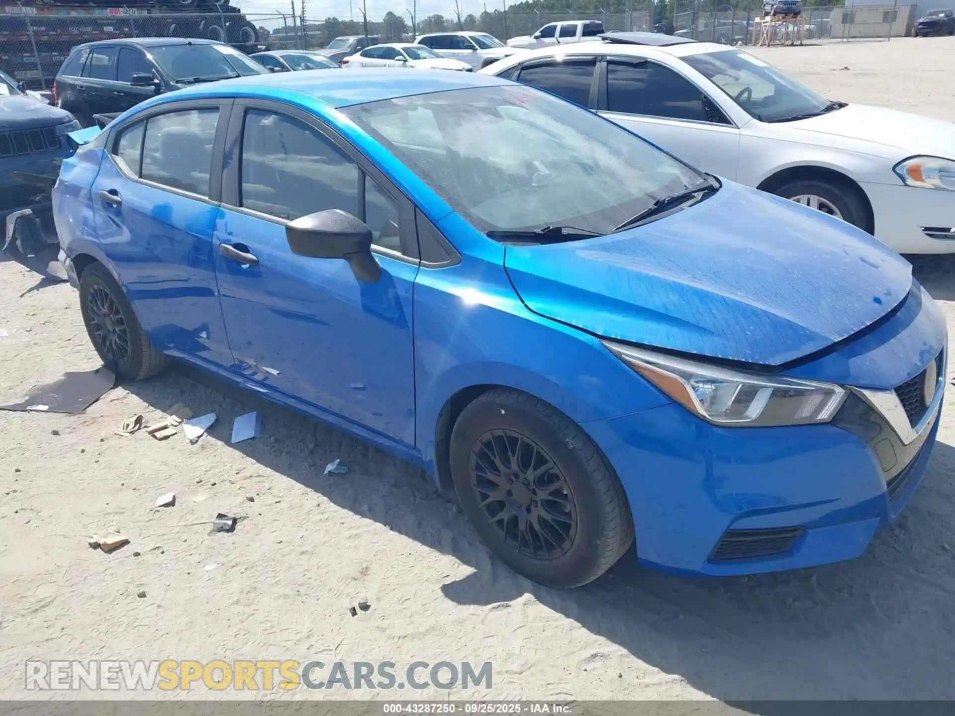 1 Photograph of a damaged car 3N1CN8DV6ML809193 NISSAN VERSA 2021