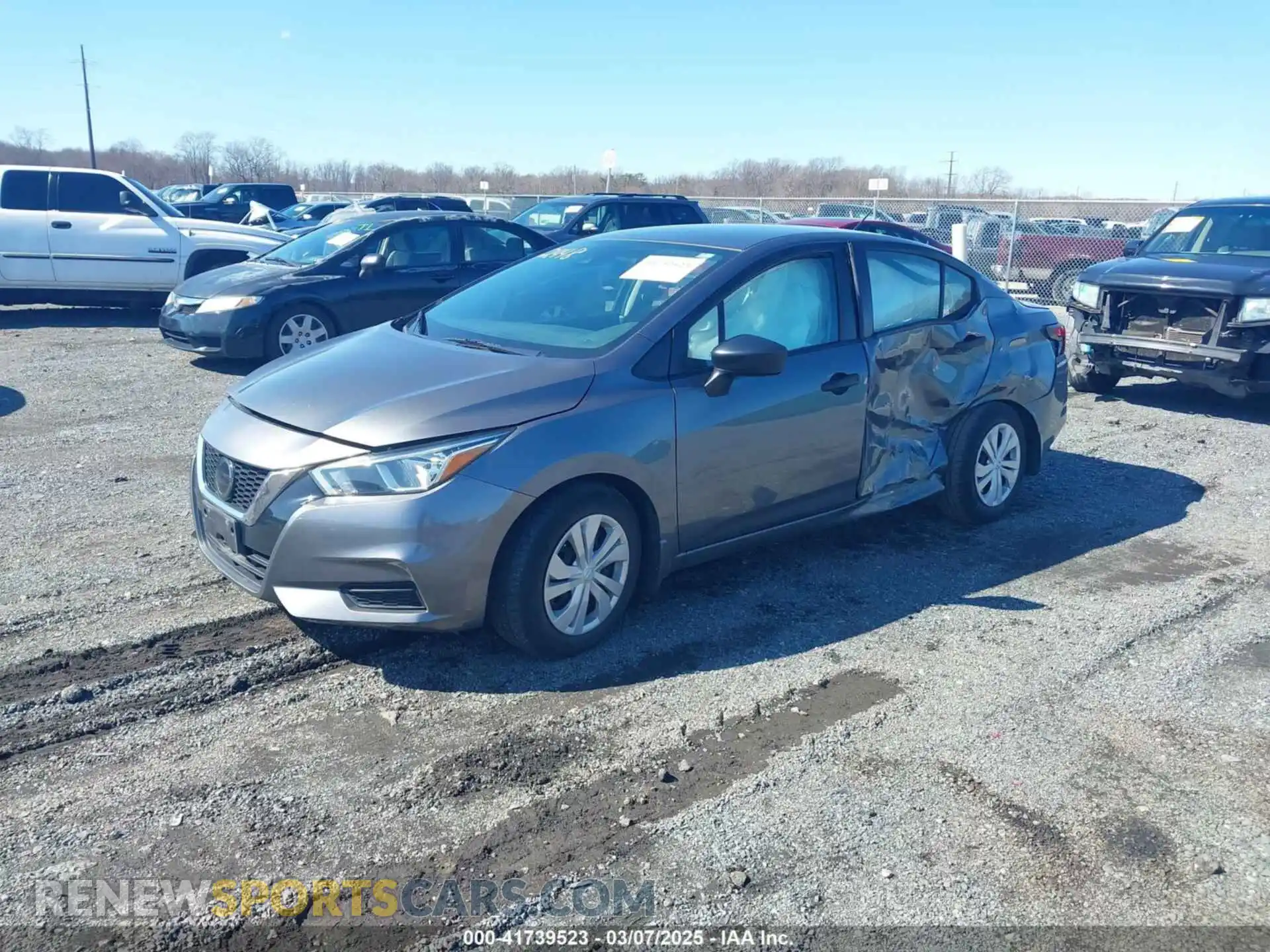 2 Photograph of a damaged car 3N1CN8DV6ML812448 NISSAN VERSA 2021