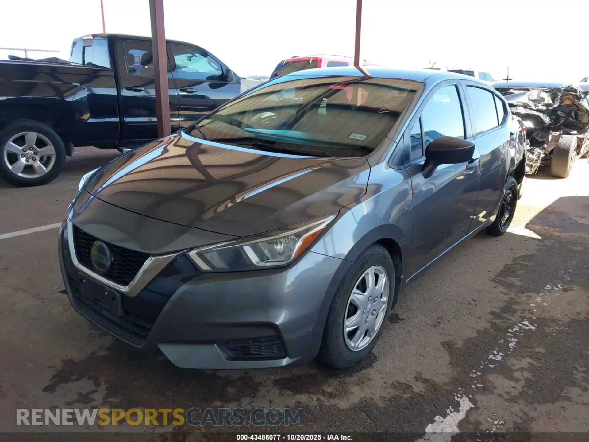 2 Photograph of a damaged car 3N1CN8DV6ML859642 NISSAN VERSA 2021