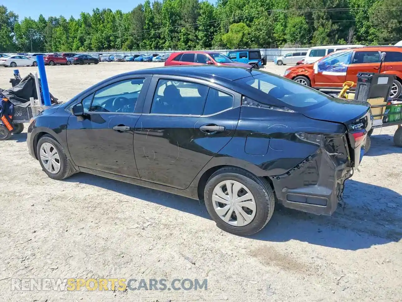 2 Photograph of a damaged car 3N1CN8DV6ML876814 NISSAN VERSA 2021