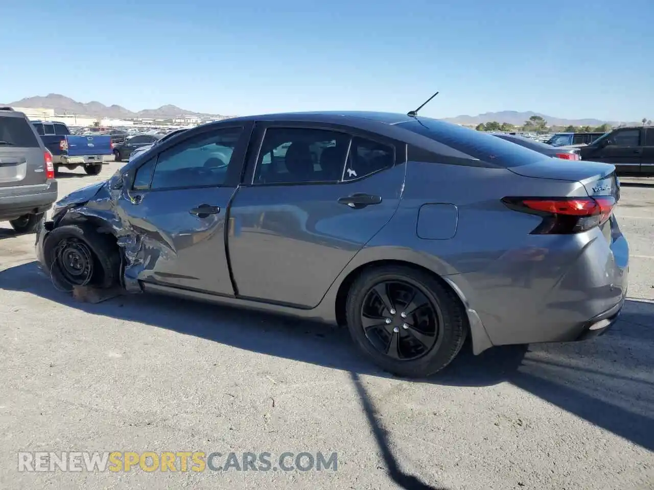 2 Photograph of a damaged car 3N1CN8DV6ML922058 NISSAN VERSA 2021