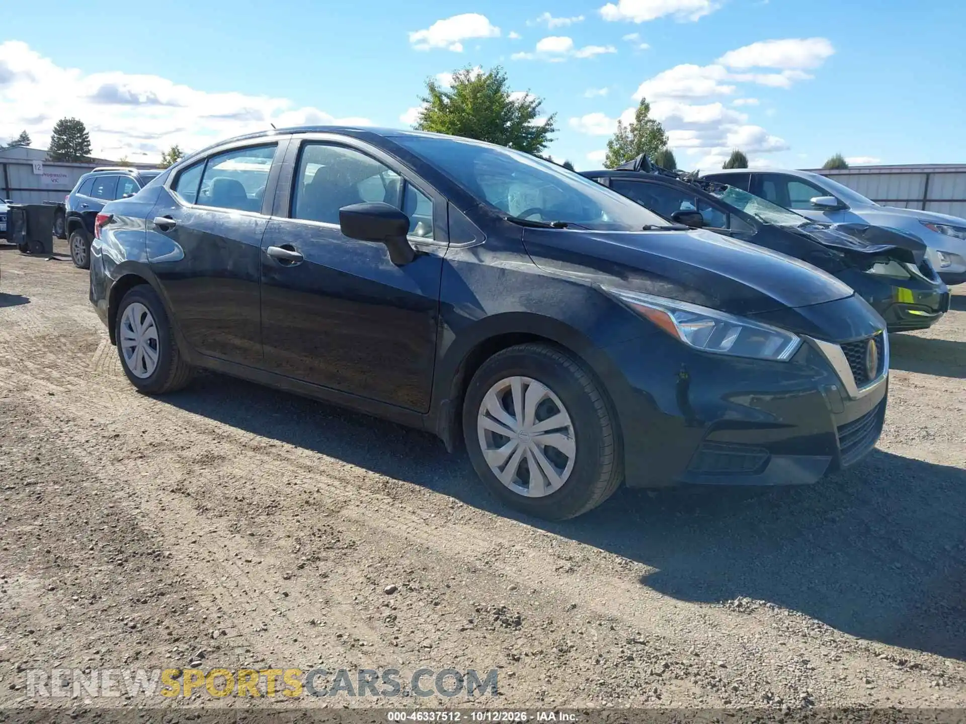 1 Photograph of a damaged car 3N1CN8DV7ML817450 NISSAN VERSA 2021