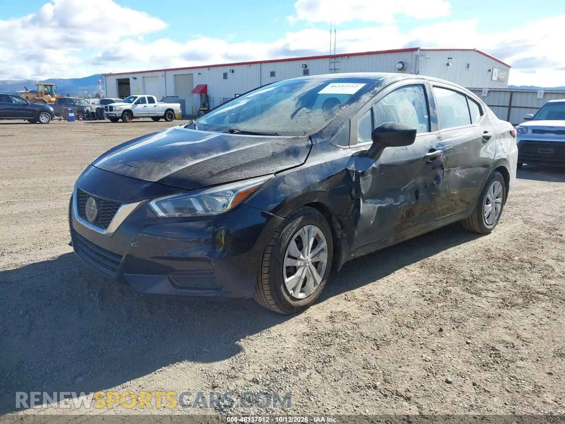 2 Photograph of a damaged car 3N1CN8DV7ML817450 NISSAN VERSA 2021