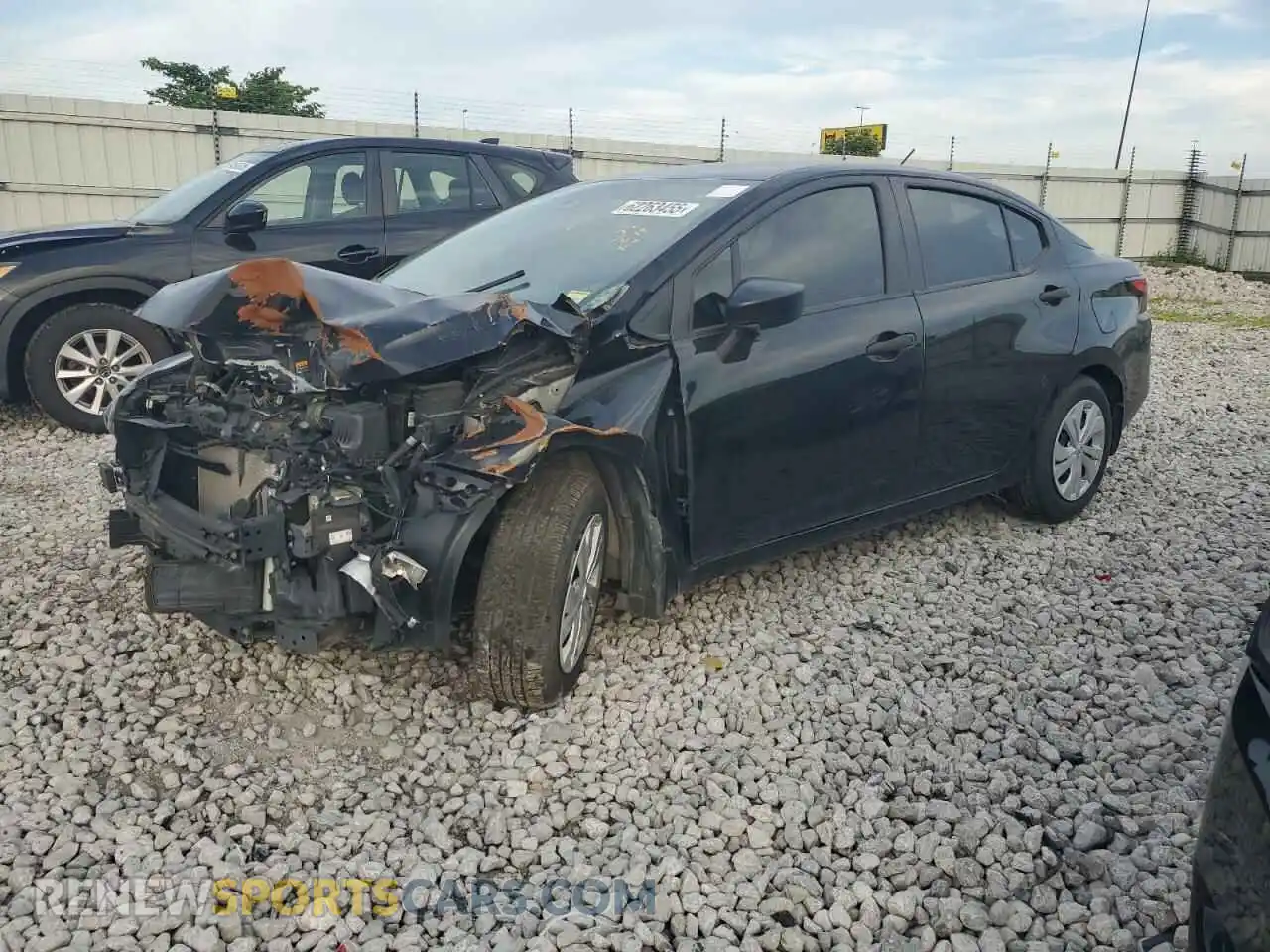 1 Photograph of a damaged car 3N1CN8DV7ML821059 NISSAN VERSA 2021