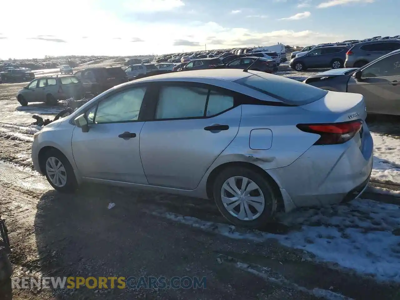2 Photograph of a damaged car 3N1CN8DV7ML858063 NISSAN VERSA 2021