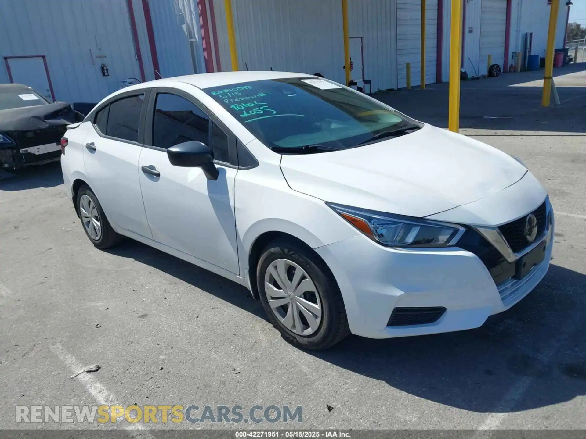 1 Photograph of a damaged car 3N1CN8DV7ML858743 NISSAN VERSA 2021