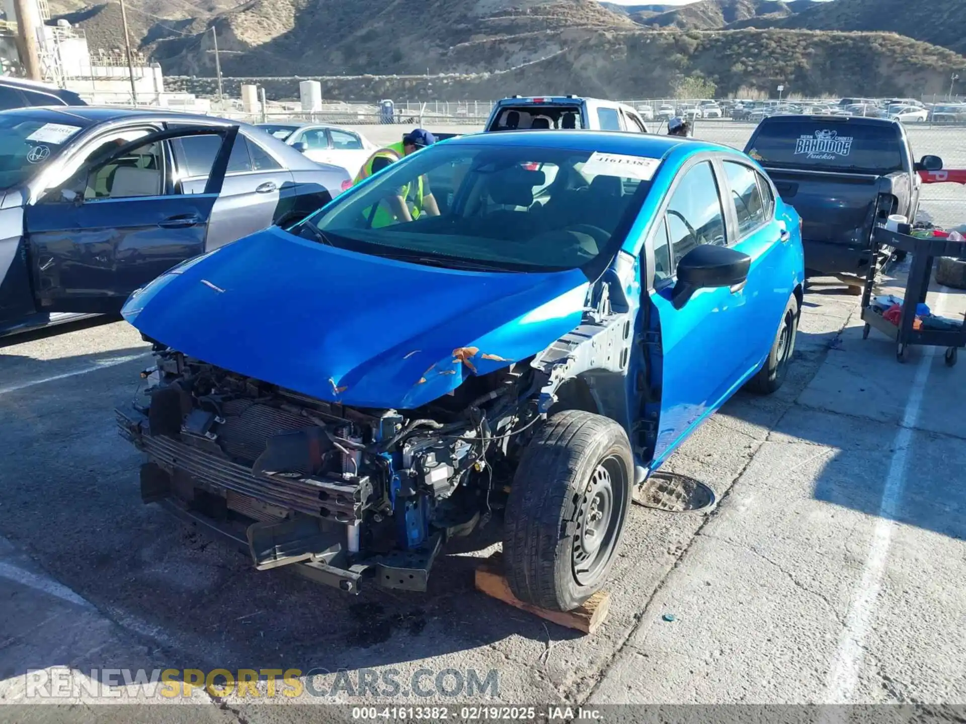 2 Photograph of a damaged car 3N1CN8DV7ML860024 NISSAN VERSA 2021